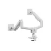 Equip Suporte de mesa para monitor duplo de alta capacidade de 17 a 35 polegadas, Branco