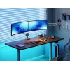 Equip Suporte de mesa para monitor duplo de alta capacidade de 17 a 35 polegadas, Branco