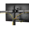 Equip Suporte de mesa para monitor triplo com braço articulado de 17 a 32 polegadas Aperto/Passagem pela mesa 21 kg