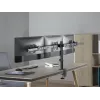 Equip Suporte de mesa para monitor triplo com braço articulado de 17 a 32 polegadas Aperto/Passagem pela mesa 21 kg