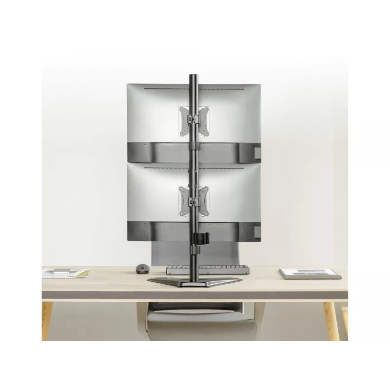Equip Suporte de mesa para monitor duplo vertical de 17 a 32 polegadas