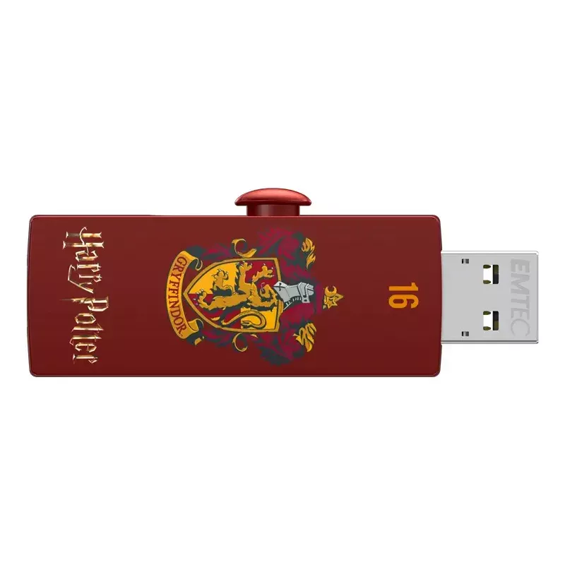 Pen USB EMTEC M730 Harry Potter 16 GB, USB Type-A 2.0, Vermelho, Slide