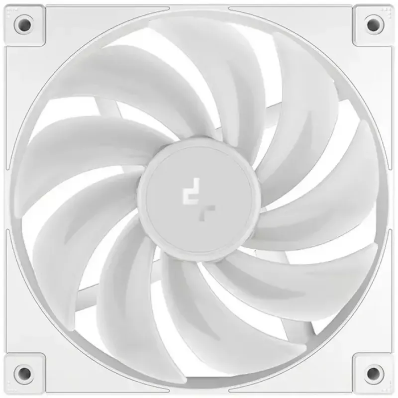 Ventoinha de arrefecimento DeepCool FD14 ARGB branca 140mm 3em1 — 140 mm, ARGB, branca, pack de 3