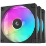 Ventoinha de arrefecimento DeepCool FD14 ARGB 140mm 3em1 — 140 mm, ARGB, pack de 3