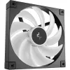 Ventoinha para caixa DeepCool FD14 ARGB 140mm preta 140x140x25
