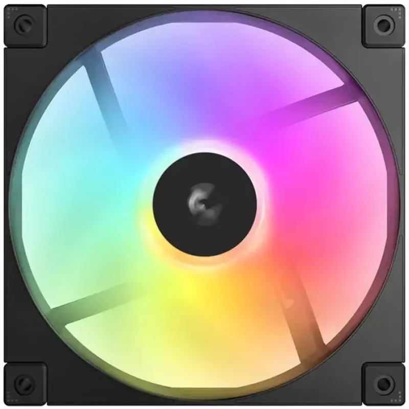 Ventoinha para caixa DeepCool FD14 ARGB 140mm preta 140x140x25