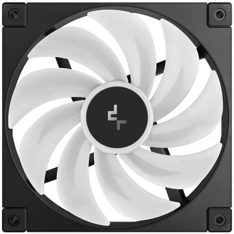 Ventoinha para caixa DeepCool FD14 ARGB 140mm preta 140x140x25