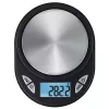 Xavax Jewel 00095318 balança de cozinha eletrónica, de bancada, oval, preta