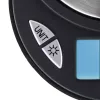 Xavax Jewel 00095318 balança de cozinha eletrónica, de bancada, oval, preta