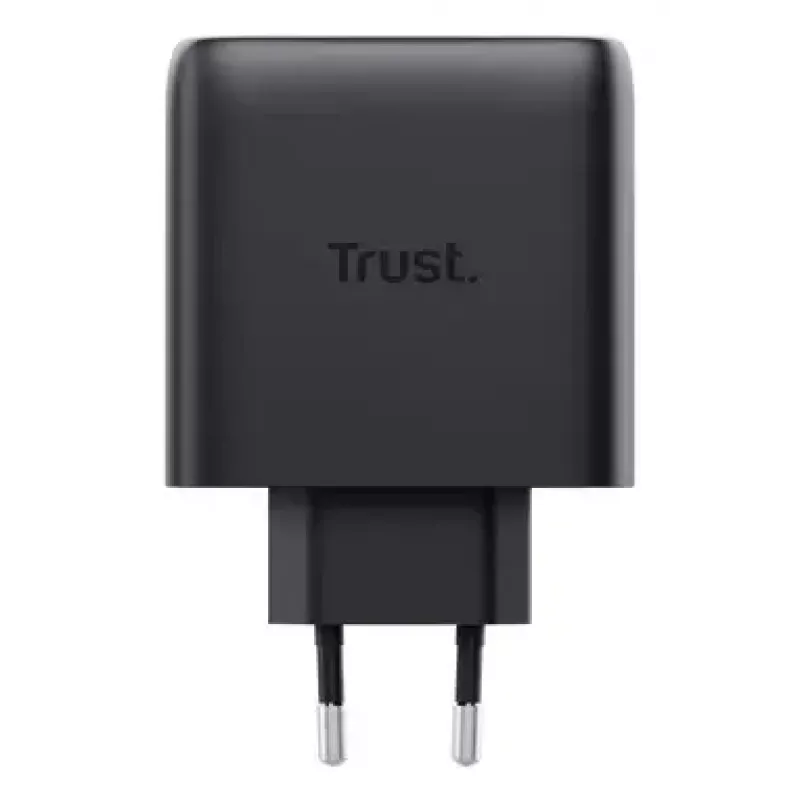 Carregador Trust Maxo 65W USB-C GaN para interior AC portátil smartphone tablet