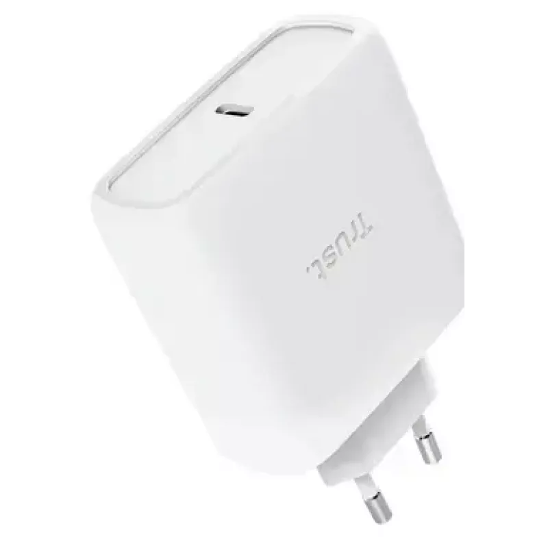 Carregador Trust Maxo 65W USB-C GaN para interior AC portátil smartphone tablet