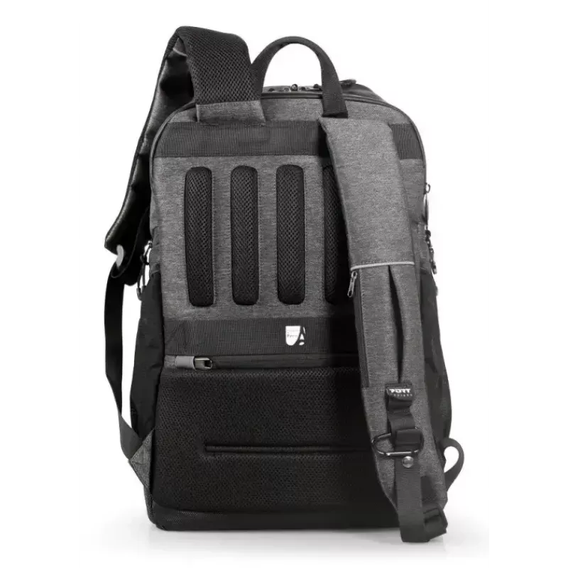 Port Designs Montreal 170401 mochila para portátil de 15,6-16 polegadas (39,6-40,6 cm), 24 l, antirroubo, compartimento RFID, poliéster, preta