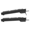 Teclado Manhattan USB com fio, preto, teclas de tamanho normal, cabo 1,5 m, conector USB-A, Plug and Play, três anos de garantia