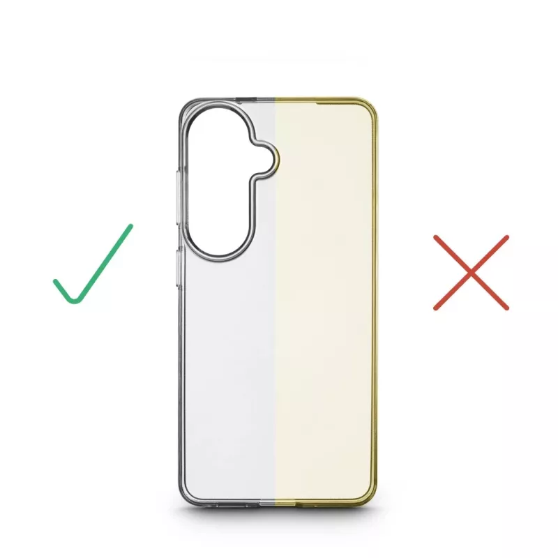 Capa para telemóvel HAMA Always Clear para Samsung Galaxy S26, transparente, compatível com ecrãs de 16 cm (6,3 polegadas)
