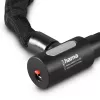 Cadeado de bicicleta Hama 00178138 preto 1200 mm cadeado de corrente
