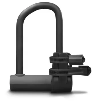 Cadeado de bicicleta Hama 00178139 preto 210 mm cadeado em U