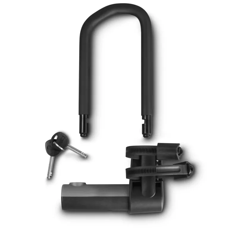 Cadeado de bicicleta Hama 00178139 preto 210 mm cadeado em U