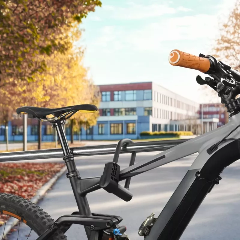Cadeado de bicicleta Hama 00178139 preto 210 mm cadeado em U