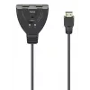 Comutador Hama 4K HDMI 2x1, 2x conector fêmea HDMI - 1x conector macho HDMI