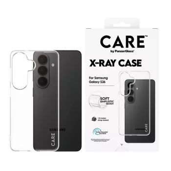 Capa protetora PanzerGlass CARE X-Ray para Samsung Galaxy S26 (CR78132)