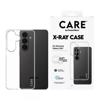 Capa protetora PanzerGlass CARE X-Ray para Samsung Galaxy S26+ (CR41489) — capa protetora transparente para telemóvel