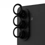 Vidro de proteção para câmara PanzerGlass Hoops preto para Samsung Galaxy S26 / S26+ — vidro temperado e silicone, resistente a riscos e choques