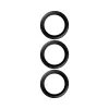 Vidro de proteção para câmara PanzerGlass Hoops preto para Samsung Galaxy S26 / S26+ — vidro temperado e silicone, resistente a riscos e choques