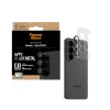 Vidro de proteção para câmara PanzerGlass Hoops preto para Samsung Galaxy S26 / S26+ — vidro temperado e silicone, resistente a riscos e choques