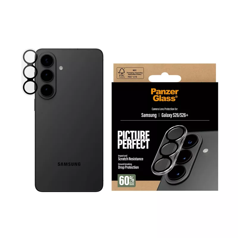 Proteção de ecrã PanzerGlass PicturePerfect proteção para câmara para Samsung Galaxy S26 / S26+ (PG94088)