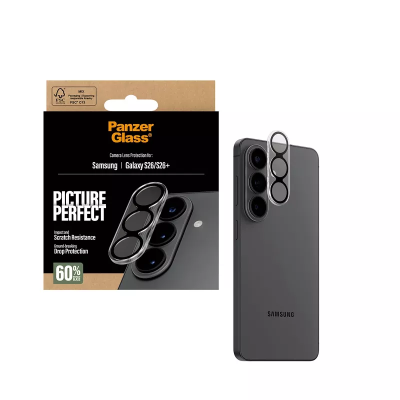 Proteção de ecrã PanzerGlass PicturePerfect proteção para câmara para Samsung Galaxy S26 / S26+ (PG94088)
