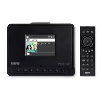 Rádio de internet Telestar IMPERIAL DABMAN i410 BT analógico e digital preto