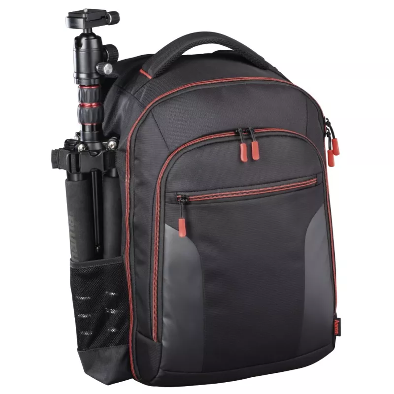 Mochila Hama Miami preta, vermelha
