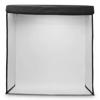 Mini estúdio fotográfico HAMA caixa dobrável com anel de luz LED 50×50 cm, modelo 00004664