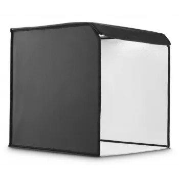 Mini estúdio fotográfico HAMA caixa dobrável com anel de luz LED 50×50 cm, modelo 00004664