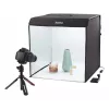 Mini estúdio fotográfico HAMA caixa dobrável com anel de luz LED 50×50 cm, modelo 00004664