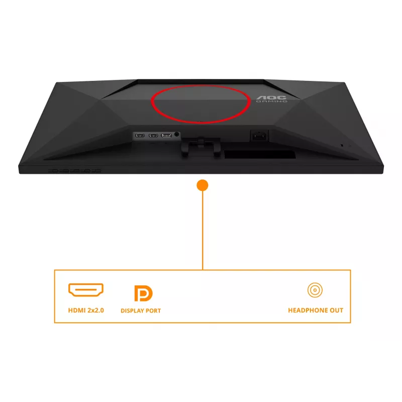 Monitor de computador AOC G4 27G4ZRE 68,6 cm (27 polegadas) 1920 x 1080 píxeis Full HD LED preto, vermelho