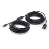 Techly IUSB-REP220TY3 Cabo USB USB 2.0 20 m USB A preto