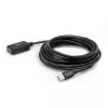 Techly IUSB-REP220TY3 Cabo USB USB 2.0 20 m USB A preto