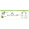 Techly IUSB-REP220TY3 Cabo USB USB 2.0 20 m USB A preto