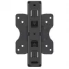 Manhattan Suporte de parede para TV e monitores (Full Motion), Para ecrãs de 13 polegadas a 27 polegadas, Compatibilidade VESA: 75x75 mm e 100x100 mm – Verifique as dimensões dos quatro orifícios de montagem na parte traseira do ecrã para garantir a compatibilidade, Máx. 20 kg, preto, suporte