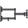 Manhattan Suporte de parede para TV e monitores (Full Motion), Para ecrãs de 13 polegadas a 27 polegadas, Compatibilidade VESA: 75x75 mm e 100x100 mm – Verifique as dimensões dos quatro orifícios de montagem na parte traseira do ecrã para garantir a compatibilidade, Máx. 20 kg, preto, suporte