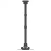 Manhattan Suporte de parede para TV e monitores (Full Motion), Para ecrãs de 13 polegadas a 27 polegadas, Compatibilidade VESA: 75x75 mm e 100x100 mm – Verifique as dimensões dos quatro orifícios de montagem na parte traseira do ecrã para garantir a compatibilidade, Máx. 20 kg, preto, suporte