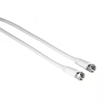 Cabo coaxial Hama 00205040 10 m F branco