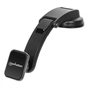 Suporte universal para painel de automóvel Manhattan com suporte magnético para smartphone, utilização horizontal ou vertical, preto, três anos de garantia