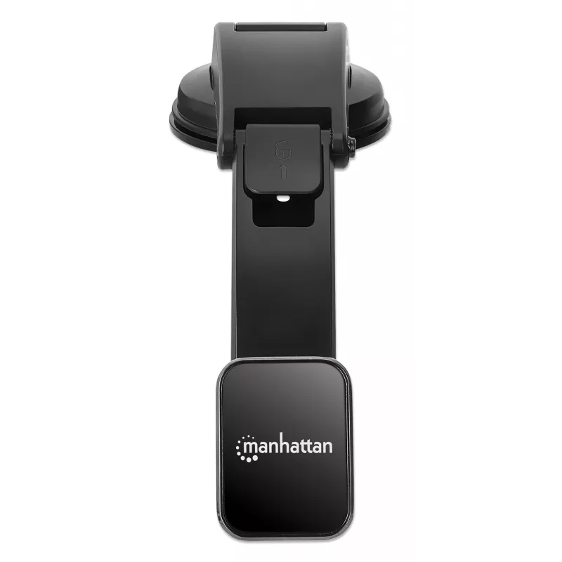 Suporte universal para painel de automóvel Manhattan com suporte magnético para smartphone, utilização horizontal ou vertical, preto, três anos de garantia
