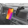 Suporte universal para painel de automóvel Manhattan com suporte magnético para smartphone, utilização horizontal ou vertical, preto, três anos de garantia