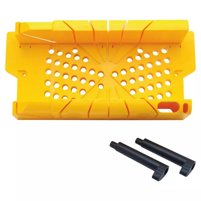 Caixa de meia-esquadria com fixação STANLEY 1-20-112 — largura 114 mm, altura 212,1 mm, 680 g