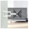 Suporte de parede para TV Hama 00220854 165,1 cm (65 polegadas) Preto, Branco