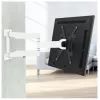 Suporte de parede para TV Hama 00220854 165,1 cm (65 polegadas) Preto, Branco