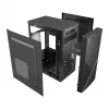 Caixa de computador Gembird CCC-FC-K170, mATX, preta